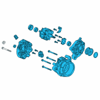 OEM Honda CR-V Alternator Assembly (Csr34) (Denso) Diagram - 31100-5PA-A01