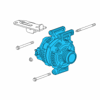 OEM Chevrolet Camaro Alternator Diagram - 13529304