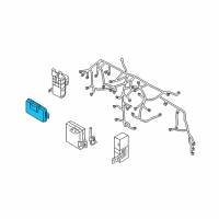 OEM 2010 Hyundai Santa Fe ECU-4WD Diagram - 95447-3B260
