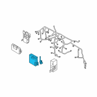 OEM 2010 Hyundai Santa Fe Brake Control Module Unit Assembly Diagram - 95400-0W150