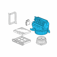 OEM 2004 Honda Accord Blower Sub-Assy. Diagram - 79305-SDA-A01