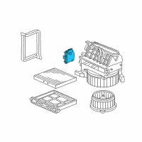 OEM 2005 Honda Accord Motor Assembly, Fresh/Recirculating Diagram - 79350-SDC-A01