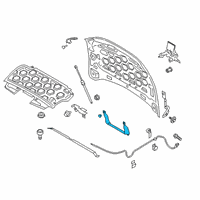 OEM 2017 Lincoln Continental Inner Weatherstrip Diagram - GD9Z-16A238-C