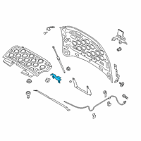 OEM Lincoln Continental Latch Diagram - GD9Z-16700-A