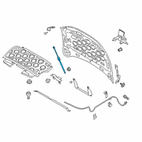 OEM 2018 Lincoln Continental Support Strut Diagram - GD9Z-16C826-A