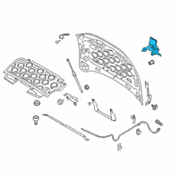 OEM 2017 Lincoln Continental Safety Catch Diagram - GD9Z-16892-A