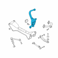 OEM 2002 Chrysler Sebring Steering Knuckle Diagram - MR519519