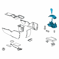 OEM 2004 Pontiac Grand Prix Control Asm-Automatic Transmission Diagram - 15882231