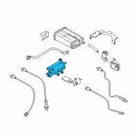 OEM 2017 Kia Forte Vapor Canister Purge Control Valve Diagram - 289102E000