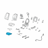 OEM 2011 Chevrolet Malibu Seat Cushion Pad Diagram - 20824522