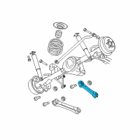 OEM 2010 Jeep Wrangler Rear Upper Control Arm Diagram - 52060015AF