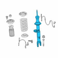 OEM 2022 BMW 540i xDrive Front Left Vdc Spring Strut Diagram - 37-10-6-866-389