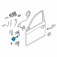 OEM 2014 BMW M6 Gran Coupe Front Door Brake Diagram - 51-21-7-275-374