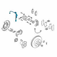 OEM 2005 Infiniti FX35 Sensor Assembly-Anti SKID, Rear Diagram - 47900-CG00A