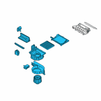 OEM 2015 Kia Cadenza Blower Unit Diagram - 971003RBF1