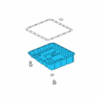 OEM 2013 Ram 2500 Pan-Transmission Oil Diagram - 68214905AA