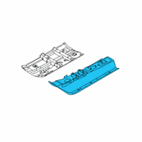 OEM 2018 Nissan Kicks Floor-Front, Center Diagram - G4310-5RLMA