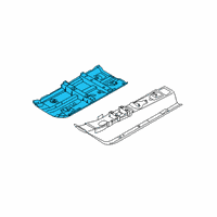 OEM 2020 Nissan Kicks Floor-Front, RH Diagram - G4320-5RWMA