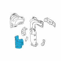 OEM 2016 Toyota Avalon Lower Insulator Diagram - 25586-36020