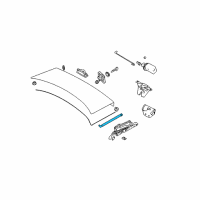 OEM 2003 BMW 530i Gas Pressurized Spring Diagram - 51-24-8-222-913