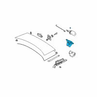 OEM 2001 BMW 530i Trunk Lock Actuator Diagram - 51-24-8-172-177