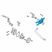 OEM 2019 Hyundai Tucson Housing Assembly-THERMOSTAT Diagram - 25620-2GGB5
