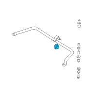 OEM Pontiac Sunfire Insulator, Front Stabilizer Shaft Diagram - 22619846