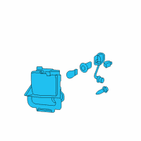 OEM 2009 Cadillac STS Fog Lamp Assembly Diagram - 10397645
