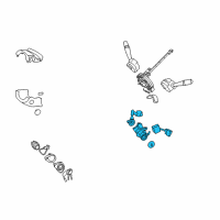 OEM 2011 Hyundai Elantra Body & Switch Assembly-Steering & IGNTION Diagram - 81910-2L000