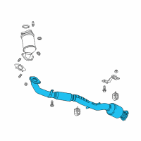 OEM 2020 Buick Envision Front Pipe Diagram - 84450451