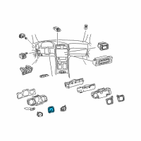 OEM Lexus GS300 Meter Assembly, Speed Diagram - 83220-30190