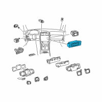 OEM 2003 Lexus GS300 Control Sub-Assy, Heater Diagram - 55902-30260