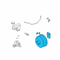 OEM Pontiac Torrent Power Booster Diagram - 15835854