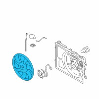 OEM 2021 Kia Rio Fan-Cooling Diagram - 252310U390