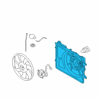 OEM 2022 Hyundai Accent SHROUD-Radiator Diagram - 25350-F9250