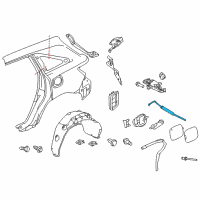 OEM 2018 Acura MDX Cable Diagram - 74411-TZ5-A01