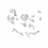 OEM Saturn Oil Line Diagram - 12622404