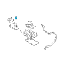 OEM 1999 Ford F-350 Super Duty Oil Pressure Sending Unit Diagram - F81Z-9278-AA