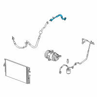 OEM 2007 Saturn Vue Hose Asm-A/C Evaporator Thermal Expansion Valve Diagram - 15912063