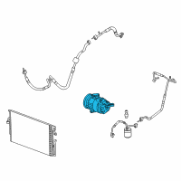 OEM Saturn Compressor Diagram - 20879911