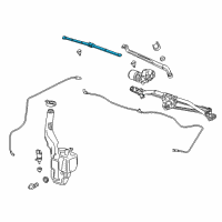 OEM GMC Wiper Blade Diagram - 23417074