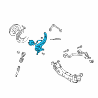 OEM 2000 Lincoln LS Knuckle Diagram - 4W4Z-3K185-BA