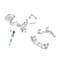 OEM 2005 Ford Thunderbird Upper Mount Diagram - 3W6Z-18183-AA