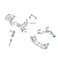 OEM 2000 Lincoln LS Bushings Diagram - XW4Z-3069-AA