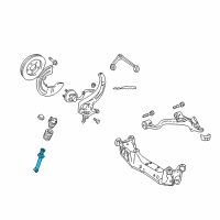 OEM Ford Thunderbird Strut Diagram - BU2Z-18V124-J