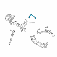 OEM 2003 Ford Thunderbird Upper Control Arm Diagram - 6W4Z-3084-AA