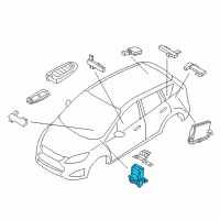 OEM 2016 Ford Focus Module Diagram - CM5Z-14F642-H