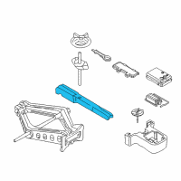 OEM 2017 Ford Mustang Lug Wrench Diagram - FR3Z-17032-A