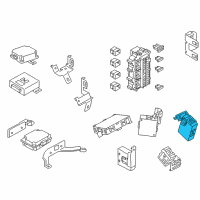 OEM Infiniti QX56 Cam Gateway Controller Assembly Diagram - 284D1-1CD0A