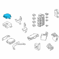 OEM Infiniti QX56 4X4 Driver Assist Control Module Diagram - 284E7-1ZS0B